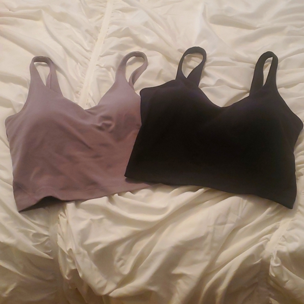 2 Lululemon Align tanks size 4. Price is for both.